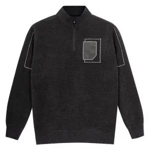 [디바옴므]겨울 반목 반집업 폴라 겨울 티셔츠 골프 스웨터