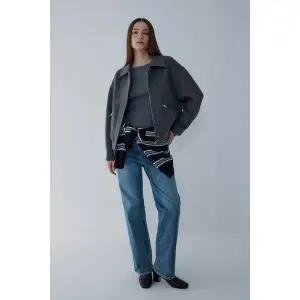 [VOV](본점) 보브 울 블렌드 트윌 블루종 자켓 7155410003