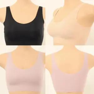 솔브 무봉제 프리컷팅 심리스 브라탑 노와이어 무봉제브라_VBRS906TSG