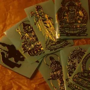 불교 수호신 스티커 행운부적 소원성취 부처님 보살 상징 아이템 고급 선물용 기념 스티커