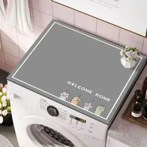 세탁기 인테리어 매트 건조기 대형 은박 (WFJYBF8)