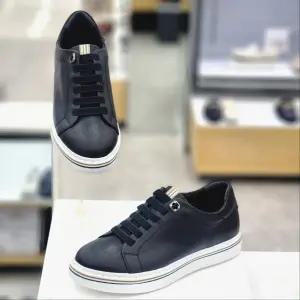 [탠디]Y25042TD 남성 캐쥬얼 밴드끈 스니커즈 3cm 블랙