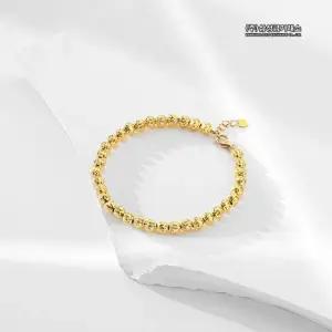 24K 커팅볼 텐션팔찌5mm