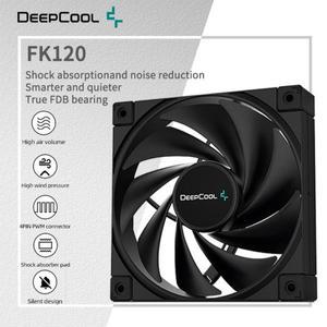 DeepCool FK120 PBT 재질 섀시 팬 액체 냉각기 시스템의 PWM 제어 1850 CPU 방열판
