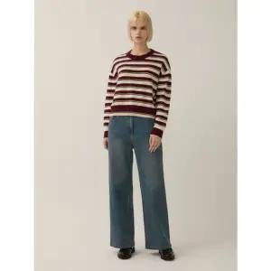 [갤러리아] [겨울]캐주얼 스트라이프 긴팔 니트