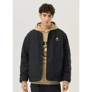 [르꼬끄](강남점)[이월][60% OFF][백야드빌더 x 르꼬끄] 플리스 리버시블 패딩 자켓 BLK / QP423CPDO1 /...