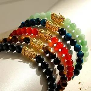 [골드앤][골드앤]골드앤 순금 24K 비휴 천연석 팔찌*황금특가*