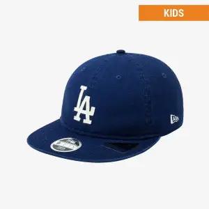 [뉴에라키즈](의정부점)[키즈] MLB 쿠퍼스타운 LA 다저스 펠트 아플리케 레트로 크라운 스트랩백 다크 ...