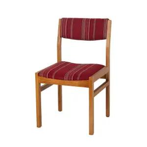 줄무늬의자 빈티지 복고풍 식탁체어 스툴 등받이