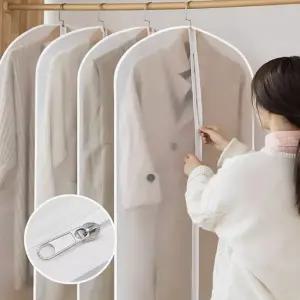 반투명 지퍼형 옷커버 5개