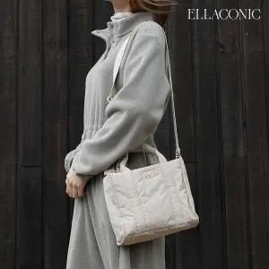 [ELLACONIC]엘라코닉 메종어반 패딩 버킷백