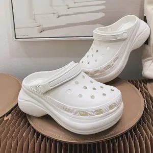 푹신한 여성 통굽 슬리퍼 경량 여성 키높이 슬리퍼 여름 여자