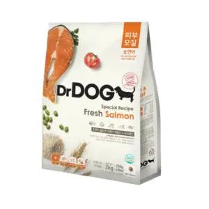 닥터독 강아지사료 알러지케어 눈물개선 연어 2kg 저알러지 사료