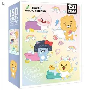 (150피스) 리틀카카오프렌즈 직소 퍼즐 버블버블 목욕 놀이/조각/피스/가정/국내산/그림/캐릭터/방과후