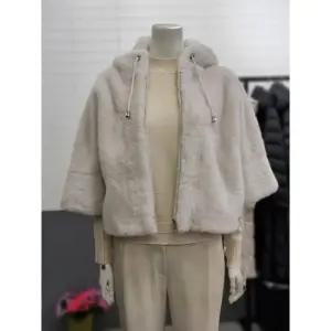 세이브존02 집업 8부 퍼 자켓 AY12FU03N