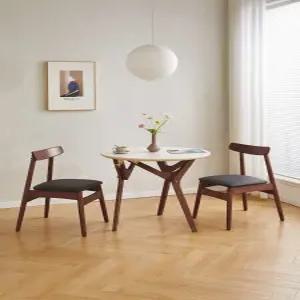 에코소라노 등받이 원목 식탁 의자 인테리어 카페 쿠션 체어