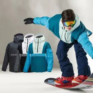 푸조 남성 여성 아노락 스키복 스노우 보드복 상의 자켓 점퍼