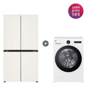 LG 디오스 오브제컬렉션 매직스페이스 냉장고 + LG 트롬 워시콤보 (T875MEE111 + FH25WA)