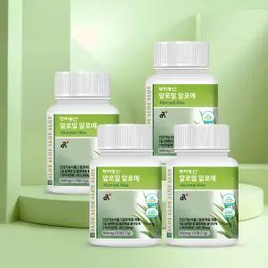 쾌변봤다 알로밀 알로에 120정x4병 배변원활