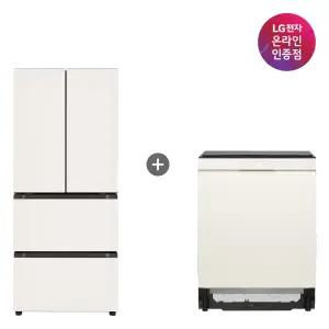 LG 디오스 오브제컬렉션 김치톡톡 + LG 디오스 식기세척기 (Z408MEEF23 + DUE6BGL1E)