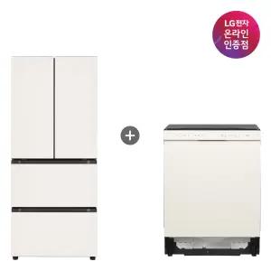 LG 디오스 오브제컬렉션 김치톡톡 + LG 디오스 식기세척기 (Z408MEEF23 + DUE5BGL1E)