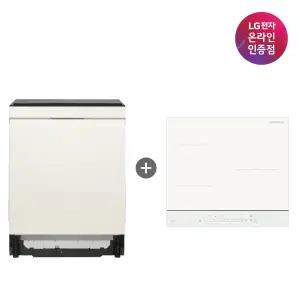 LG 디오스 오브제컬렉션 식기세척기 + LG 디오스 인덕션 (DUE6BGL1E + BEI3QKHLOE / 6BG1E-QKHE)