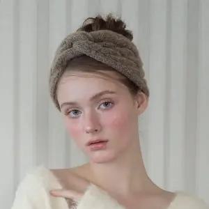 [장폴클라리쎄]꽈배기 니트 터번 헤어밴드 JP-25-154HB