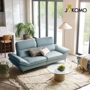 [스툴무료][자코모] 마레 3인 럭스 통가죽 천연면피 소가죽 소파+스툴