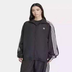 아디다스 adidas ADILENIUM 3 오버사이즈 트랙탑 - 블랙 JD3392