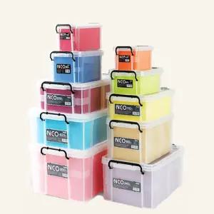 코멕스 네오박스 80 (8L) 리빙박스 옷 장난감 다용도 정리함