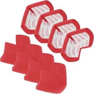 메카닉시티 8팩 소프트 코너 프로텍터 고무 폼 가구 프로텍션 가드 벽난로 테이블 계단용 가장자리 빨간색