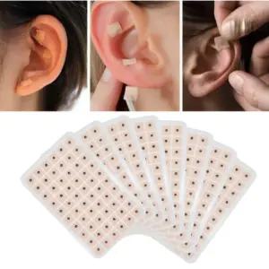 대용량 귀지압 패치 600p 귀 혈자리 이혈침 테이프 세트