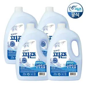 피죤 섬유유연제 블루비앙카 3.1L 용기 x 4개
