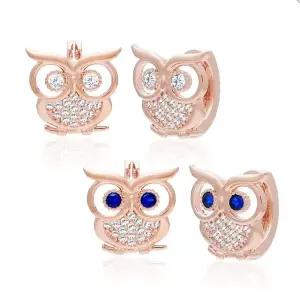 데일리 부엉이 14K 아띠랑스 원터치 큐빅 금 (WFJ5A4U)