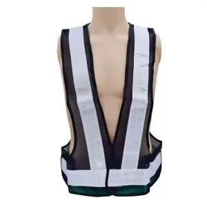 안전 반사조끼 신호용 형광 작업조끼 MR305 비상사태용 야광 조끼 (WFJ4ZG6)