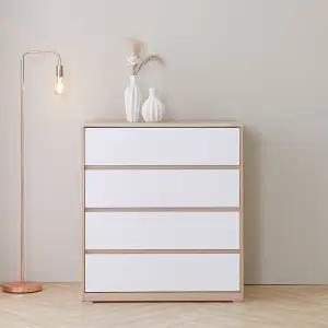 도도스 강화UV코팅 광폭900 4단 서랍장(DO_005)