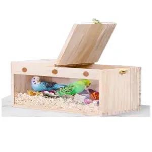 잉꼬 새집 퀘이커 상자 참새 케이지 앵무새 알통