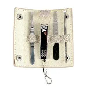 슬림 손톱깎이 4종 파우치 답례품 네일 관리 손톱 정리 용품 (WFJ6V75)