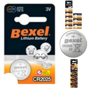 벡셀 리튬 코인건전지 CR2025 버튼셀 무수은 동전배터리 시계 자동차리모콘 (10개)