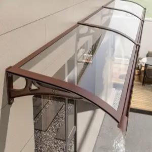 고정 어닝 캐노피 지붕 비가림 차양 가림막 투명 비막이