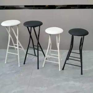 접이식 높은의자 카운터 벤치 심플한 라운지 앉은키