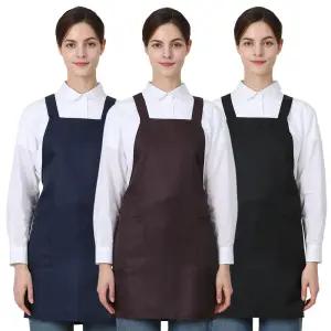 엉덩이덮는 X형 앞치마 주방 미용 다용도 앞치마 워크라인 앞치마세상 김장