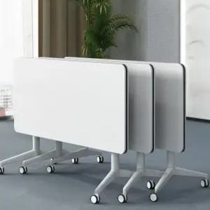 접이식 연수용 강의 테이블 긴 회의 회의용 이동식 학원 수강용 다목적 책상