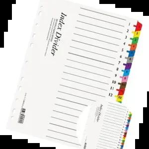 서류 문화 20분류 아트지) 바인더인덱스(A194-7 A4