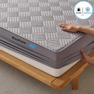 컴포트 소프트 매트리스 커버 통기성 항균 및 진드기 방지 매트리스 프로텍터, 건강한 수면을 위한 맞춤형