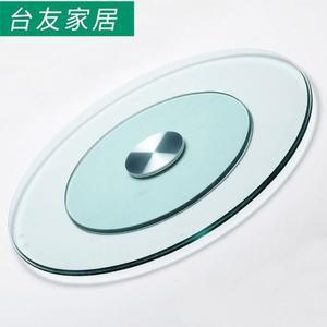 원탁 유리 원형테이블 강화 테이블 회전판 입식테이블 식탁 식당 가정용 표준 강화유리 선반