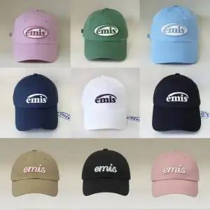 이미스 emis 모자 뉴로고 볼캡 네이비 베이지 그린 톤온톤 캡모자