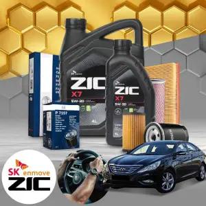 쏘나타(YF)(09~14) 2.4(~10) 가솔린 엔진오일필터 세트 지크 X7 5W30