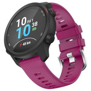 OVERSTEP, Garmin Venu 2 Plus, SQ 밴드, 20mm 손목 스트랩 퀵 릴리즈 비보액티브 3 음악, 비보무브 Hr, 포러너 645/245 음악 스마트워치용 방수 소프트 실리콘 밴드