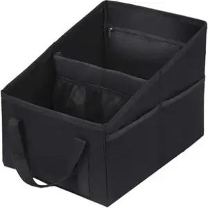 Qiue 자동차 정리함 - 및 보관함 콘솔 앞/뒤를 위한 접이식 소형 카시트 보관 뒷좌석 조수석